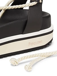 Cheyenne Leather Ankle-Wrap Sandals
