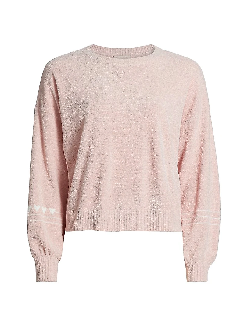 Heartbeat Striped Intarsia Sweater