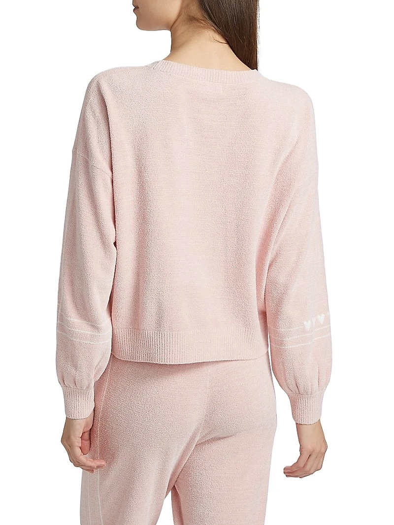 Heartbeat Striped Intarsia Sweater