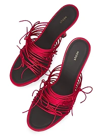 Auriga 85MM Satin Mules