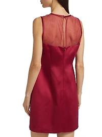 Ava Satin Shift Minidress