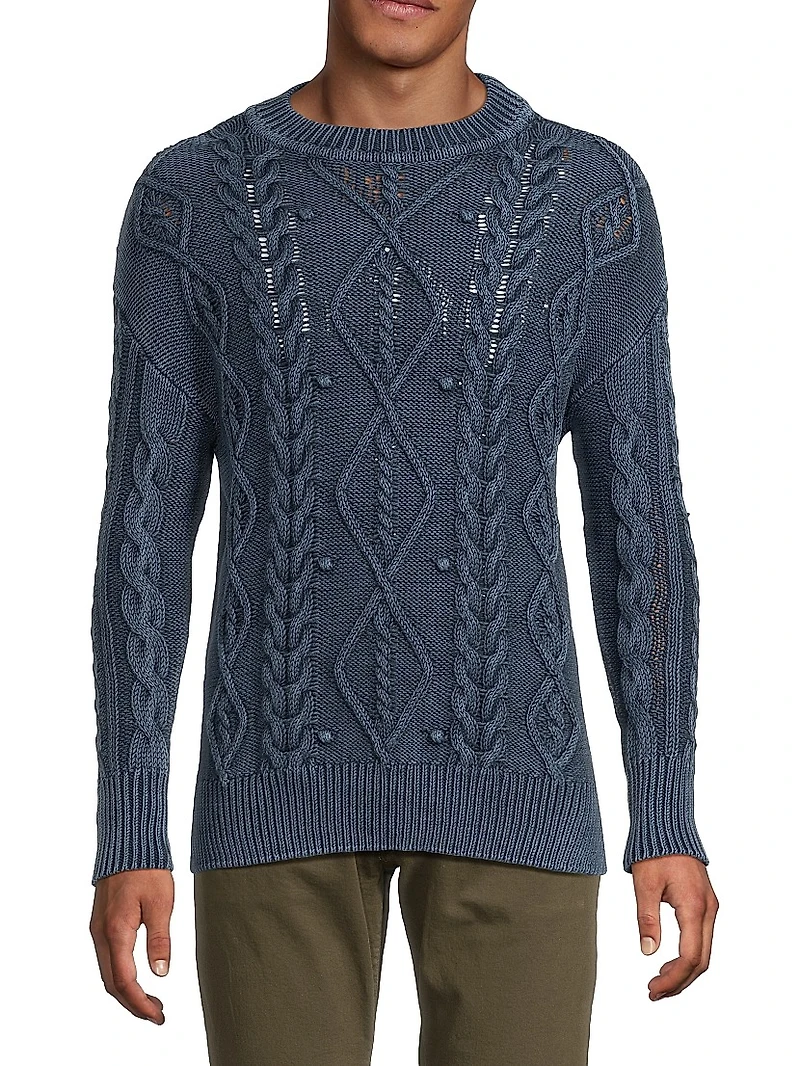 COLLECTION Cable-Knit Beach Sweater