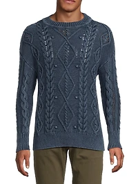 COLLECTION Cable-Knit Beach Sweater