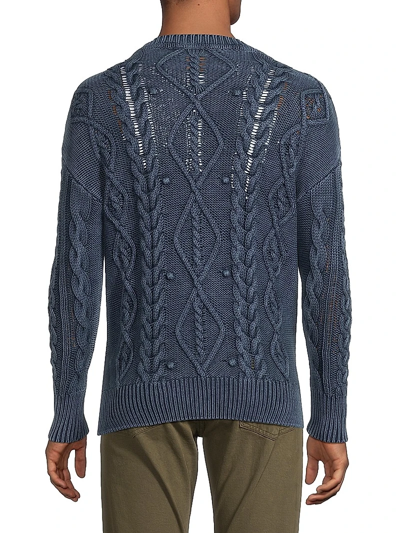 COLLECTION Cable-Knit Beach Sweater