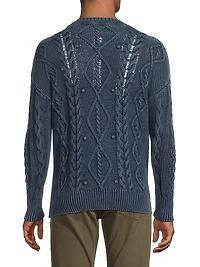 COLLECTION Cable-Knit Beach Sweater