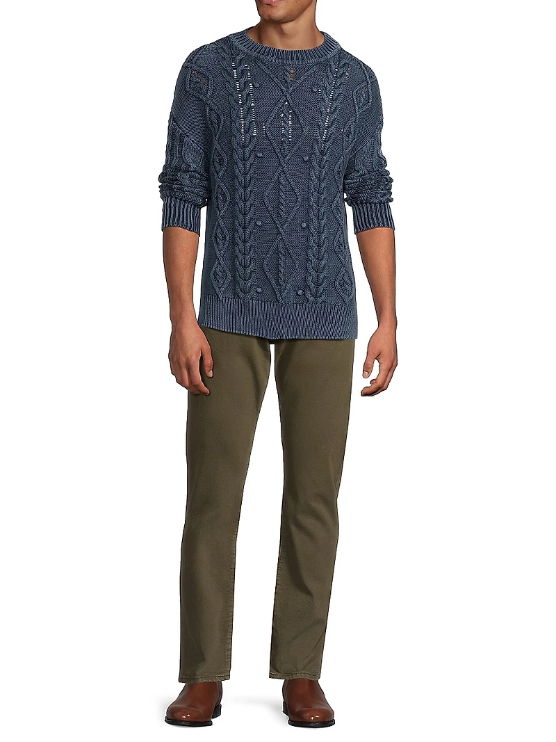 COLLECTION Cable-Knit Beach Sweater