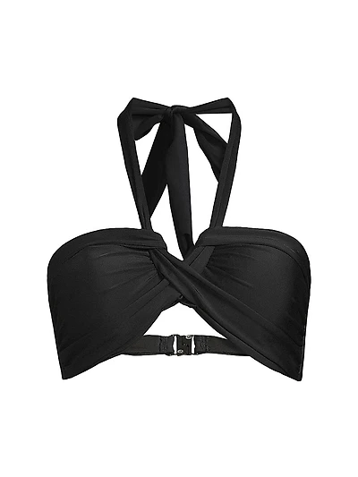 Arielle Bandeau Halter Bikini Top