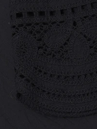 Shamaya Eyelet-Trimmed Swim Cover-Up Top