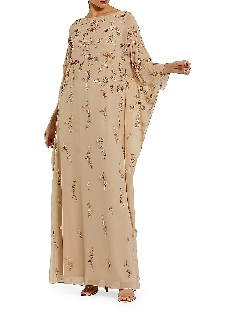 Embellished Trapeze Dress