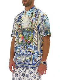 Wall to Wonders Oversized Silk Shirt