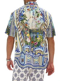 Wall to Wonders Oversized Silk Shirt