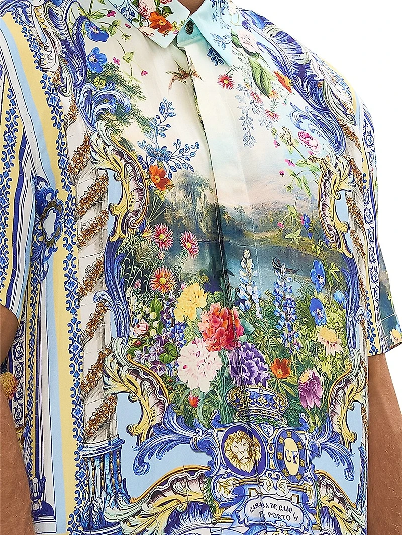 Wall to Wonders Oversized Silk Shirt