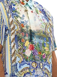 Wall to Wonders Oversized Silk Shirt
