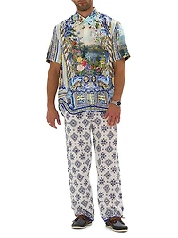 Wall to Wonders Oversized Silk Shirt