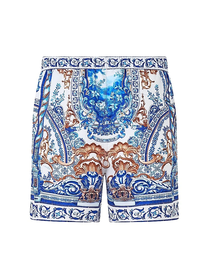Azul Adventures Mid-Length Board Shorts
