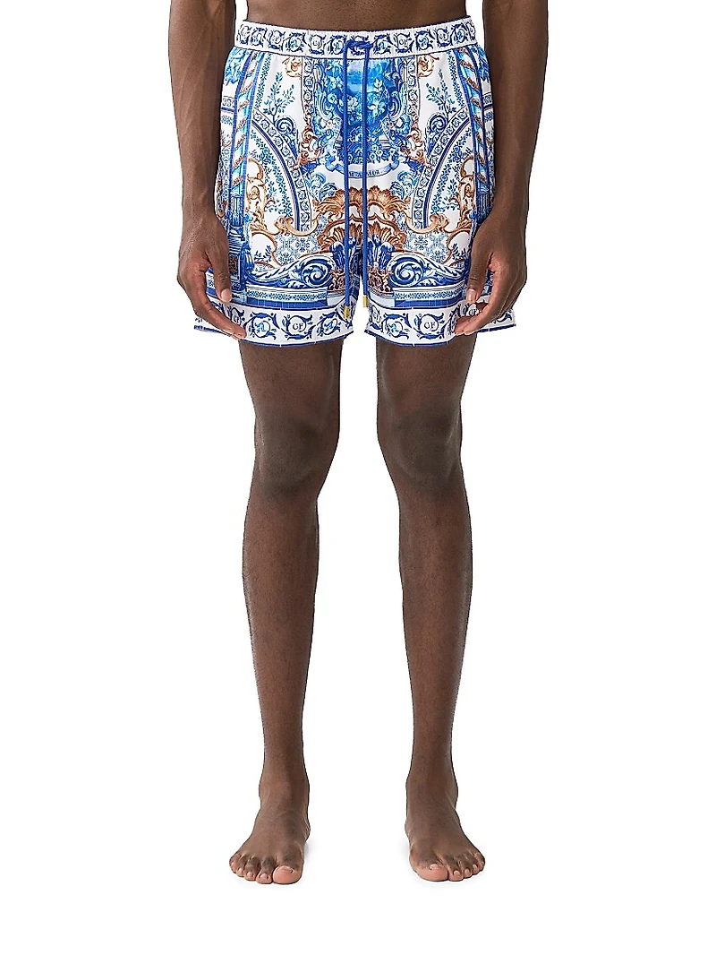 Azul Adventures Mid-Length Board Shorts