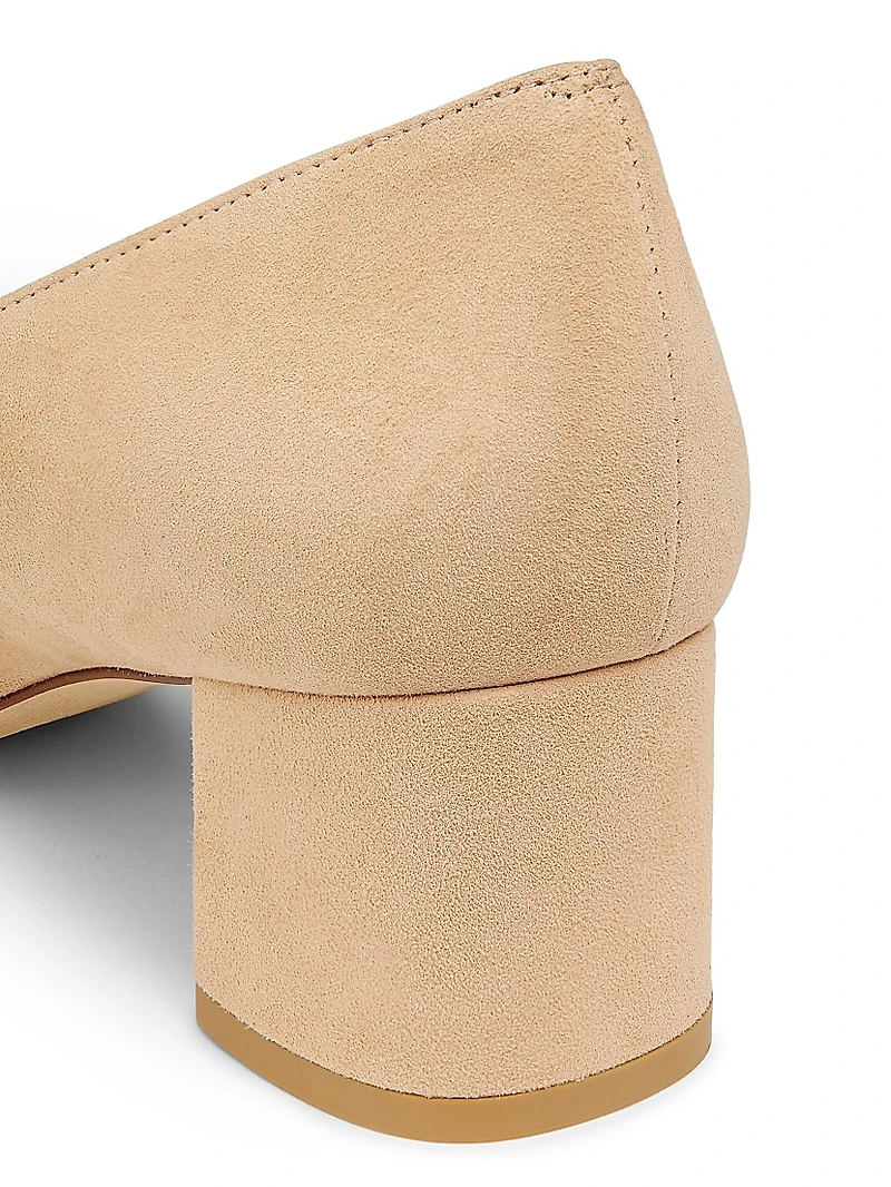 Maeve 50MM Suede Pumps