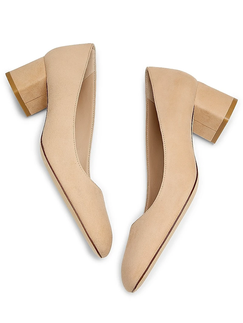 Maeve 50MM Suede Pumps
