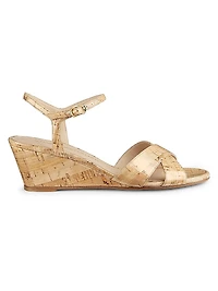 Dayna Cork Wedge Sandals