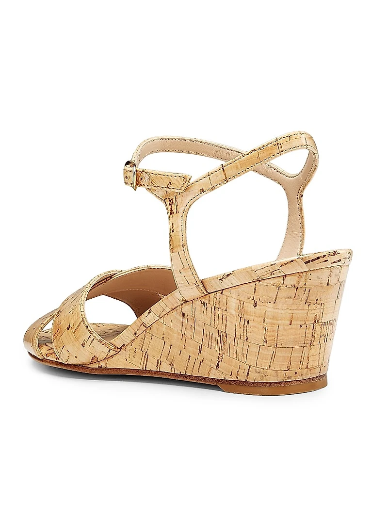 Dayna Cork Wedge Sandals