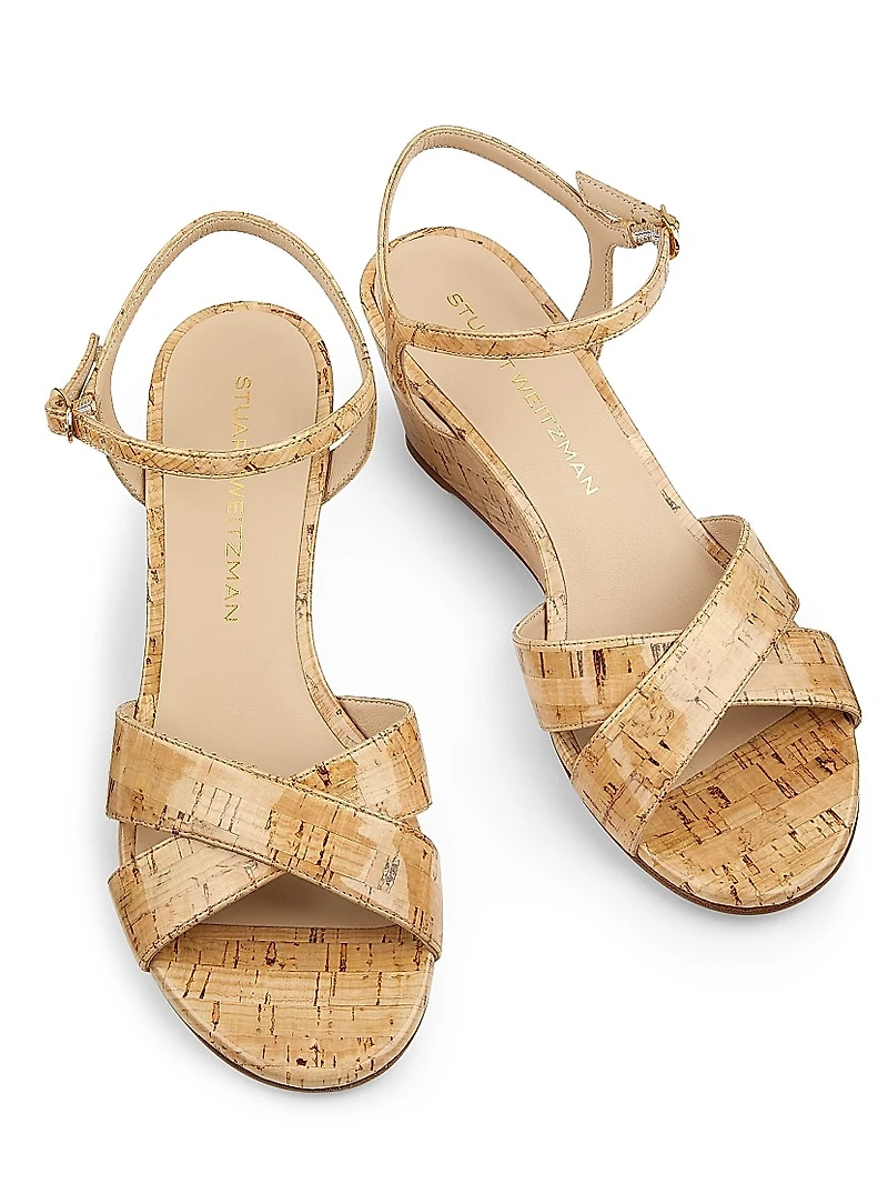 Dayna Cork Wedge Sandals