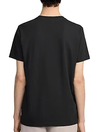 Emersen Embroidered Cotton T-Shirt