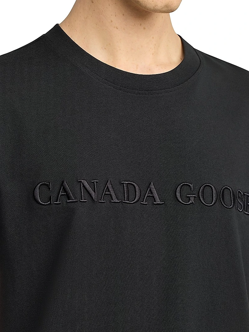 Emersen Embroidered Cotton T-Shirt