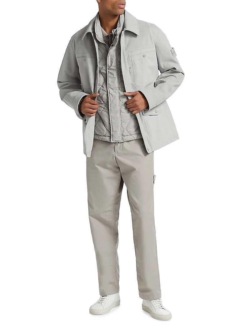 Ghost Monochrome Utility Jacket