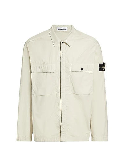 Stretch-Cotton Overshirt