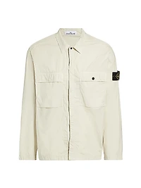 Stretch-Cotton Overshirt