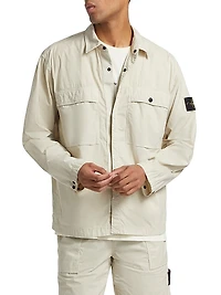 Stretch-Cotton Overshirt