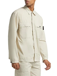 Stretch-Cotton Overshirt