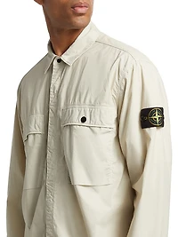 Stretch-Cotton Overshirt