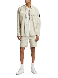 Stretch-Cotton Overshirt
