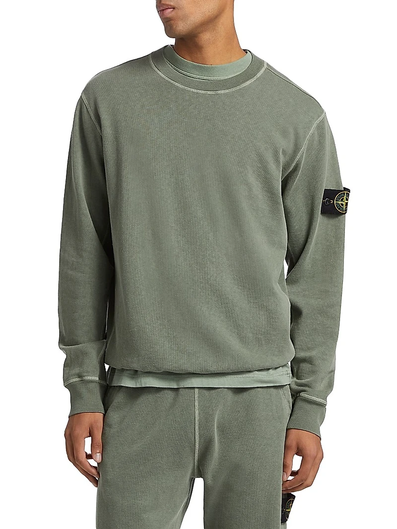 Malfile Fleece Crewneck Sweatshirt