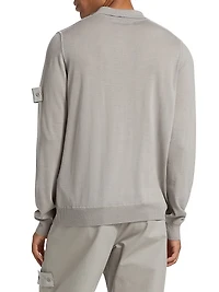Ghost Long-Sleeve Polo Shirt