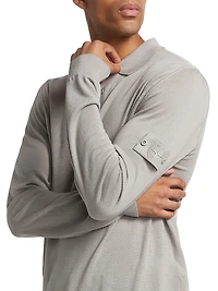 Ghost Long-Sleeve Polo Shirt