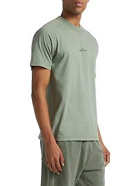 Institutional Print Garment-Dyed T-Shirt