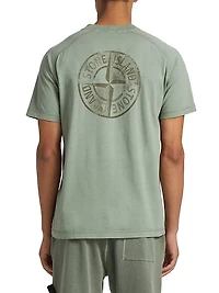 Institutional Print Garment-Dyed T-Shirt