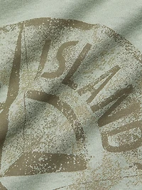 Institutional Print Garment-Dyed T-Shirt