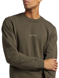 Logo Cotton Crewneck Sweatshirt