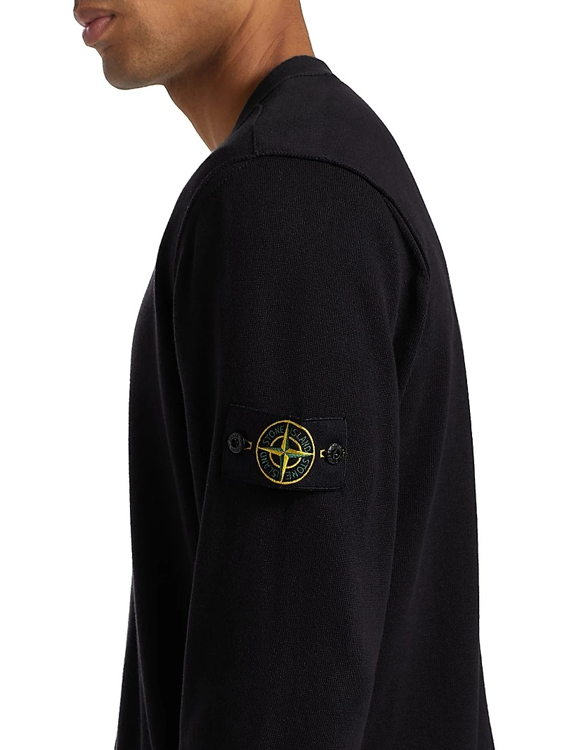 Soft Stretch-Cotton Cardigan