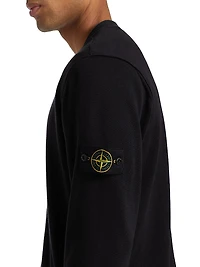 Soft Stretch-Cotton Cardigan