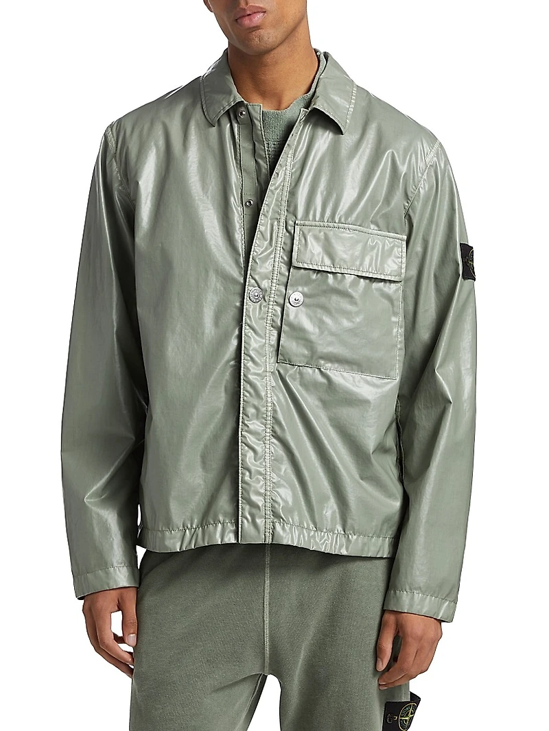 Mussola Gommata Cotton Overshirt