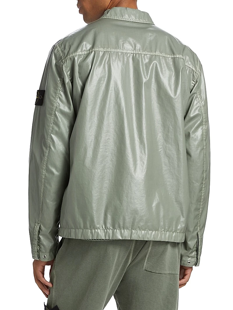 Mussola Gommata Cotton Overshirt