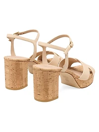 Dayna Leather Platform Sandals