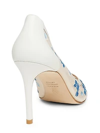 Power 85MM Embroidered Pumps