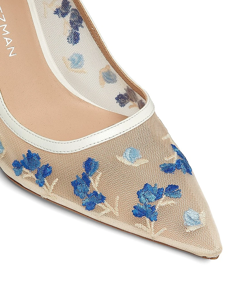 Power 85MM Embroidered Pumps