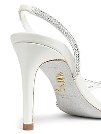 80MM Satin Strappy Sandals