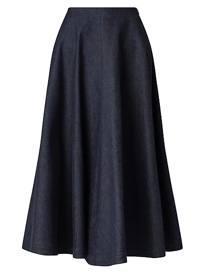 Varda A-Line Midi-Skirt